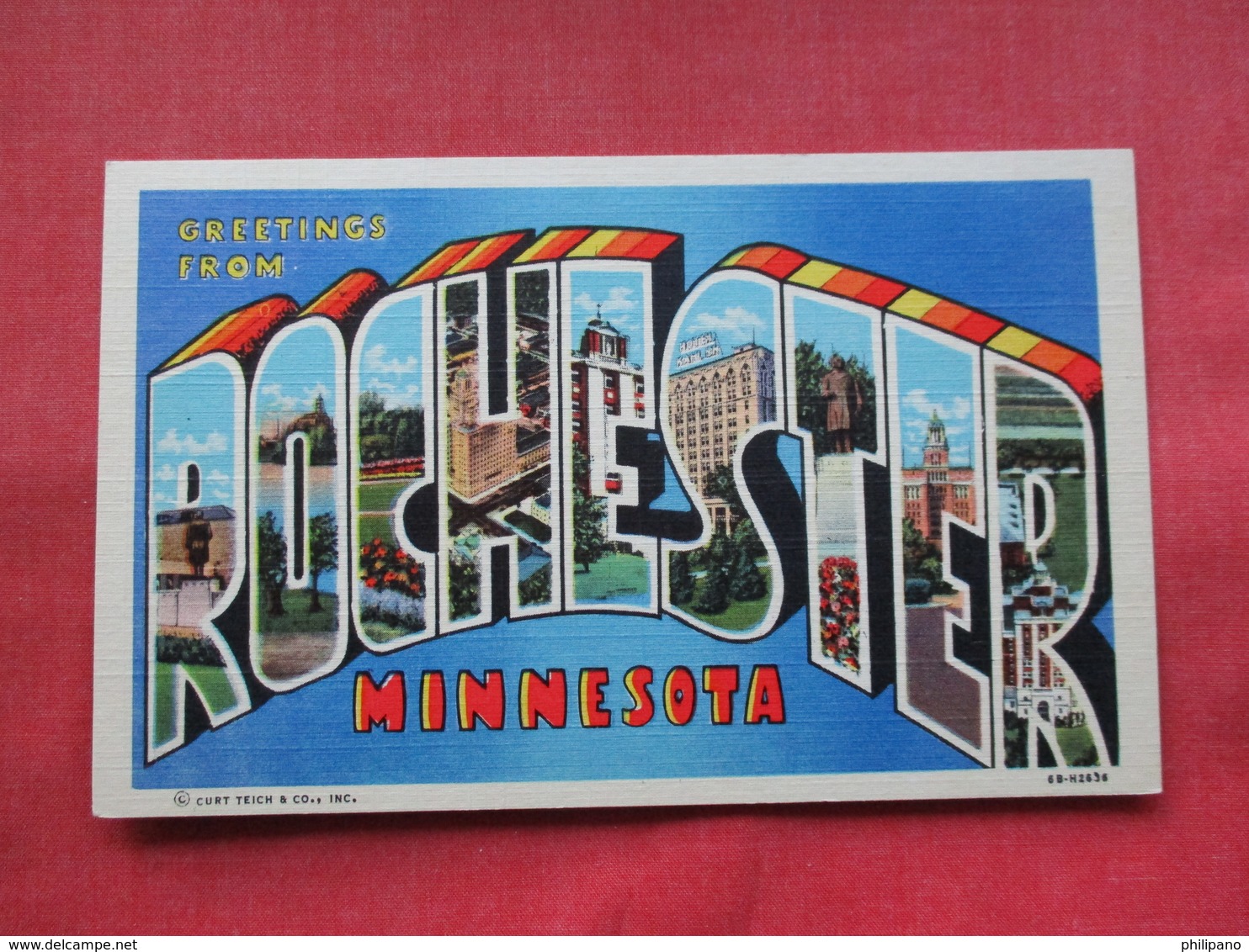Greetings     Rochester  Minnesota      Ref 3217 - Rochester