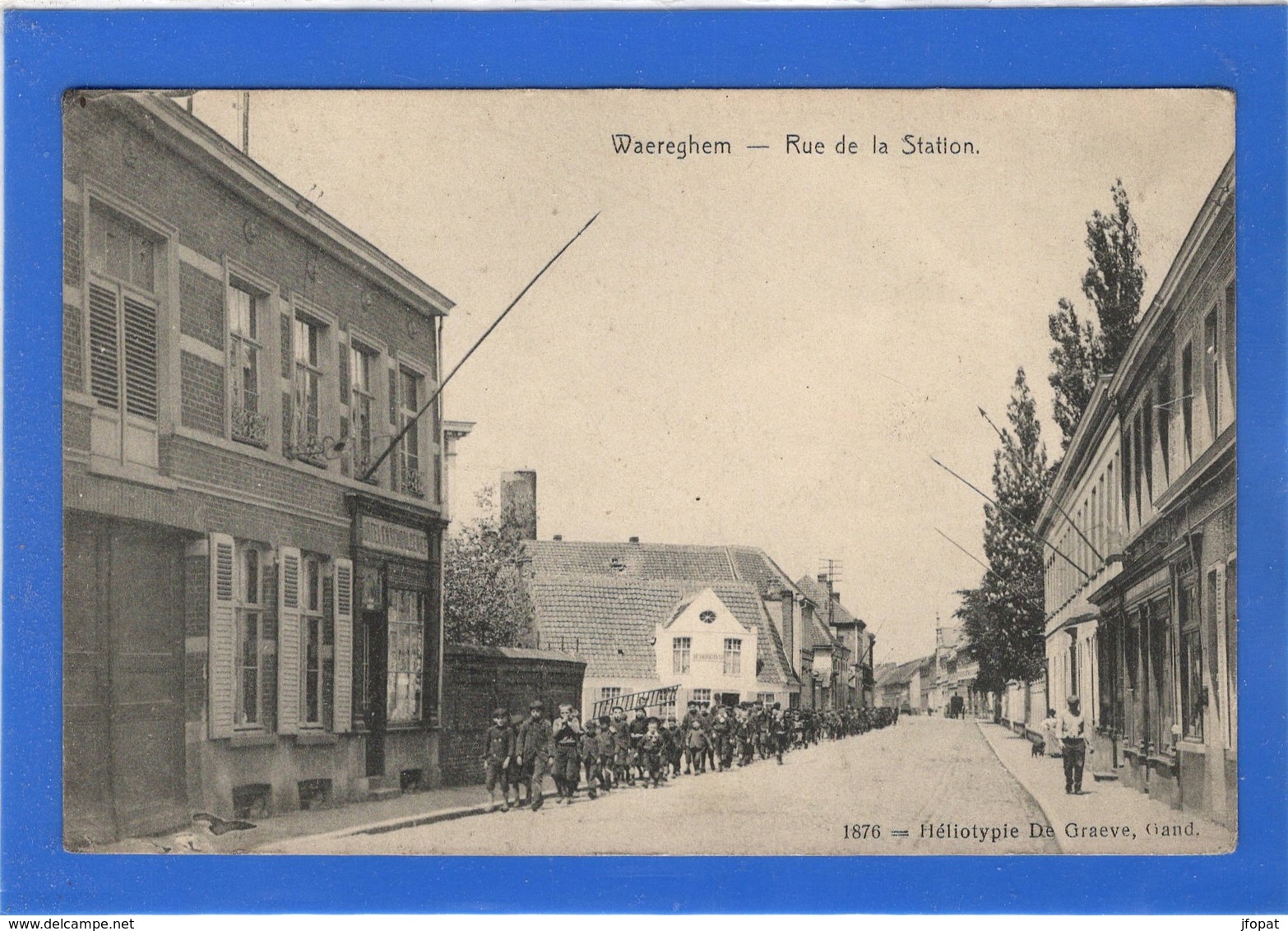 BELGIQUE - WAEREGHEM Rue De La Station - Waregem