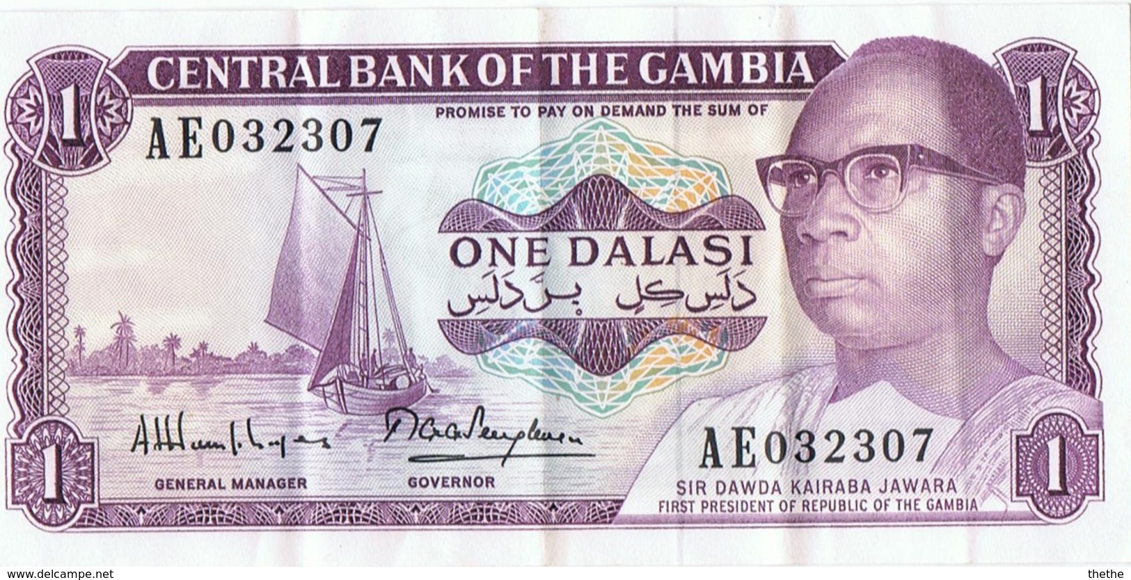 GAMBIE - Billet De 1 Dalasi - Gambie