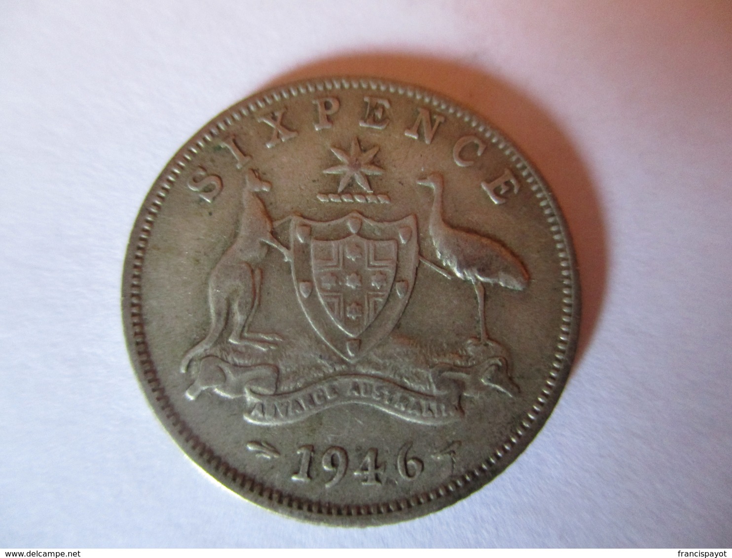 Australia: 6 Pence 1946 - Sixpence