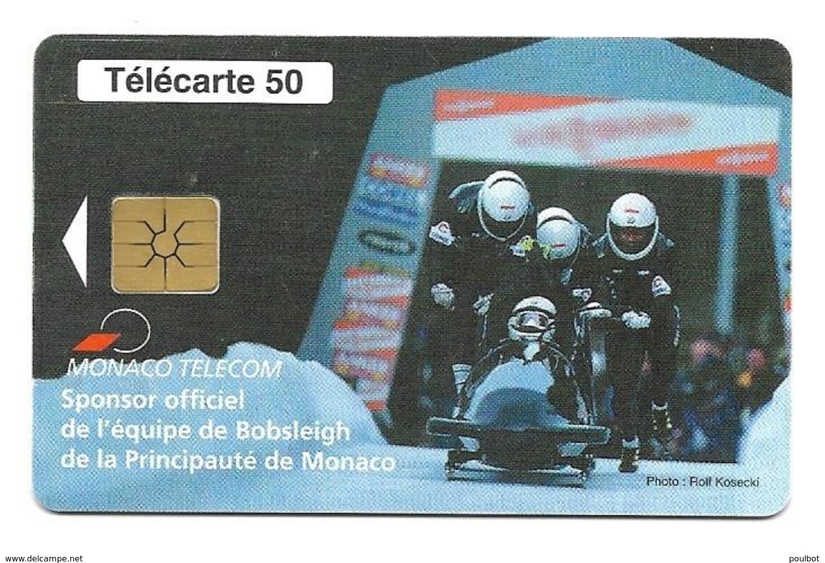 Télécarte Monaco  Bobsleigh - Monaco