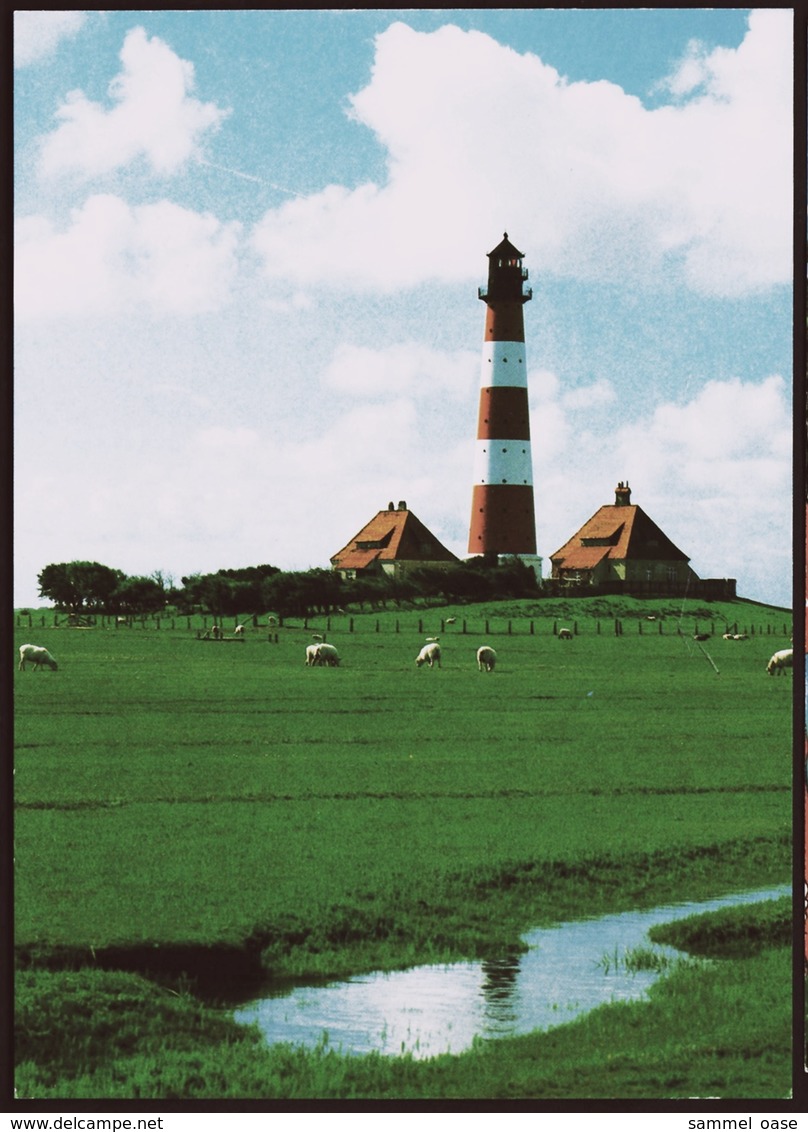 Leuchtturm Am Westerheversand / Eiderstedt  -  DJH / Deutsche Jugend Herberge  -  Ansichtskarte Ca. 1983  (10150) - St. Peter-Ording