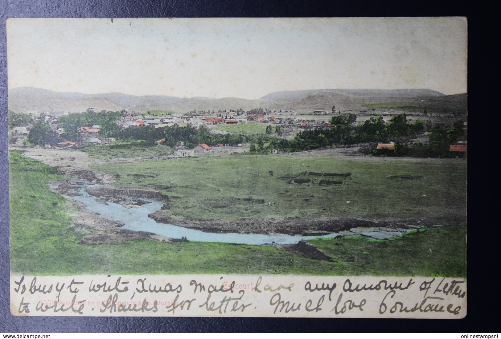 NATAL POSTCARD PIETERMARITZBURG -> GRAHAMSTOWN 15-11-1904   ESTCOURT - Natal (1857-1909)