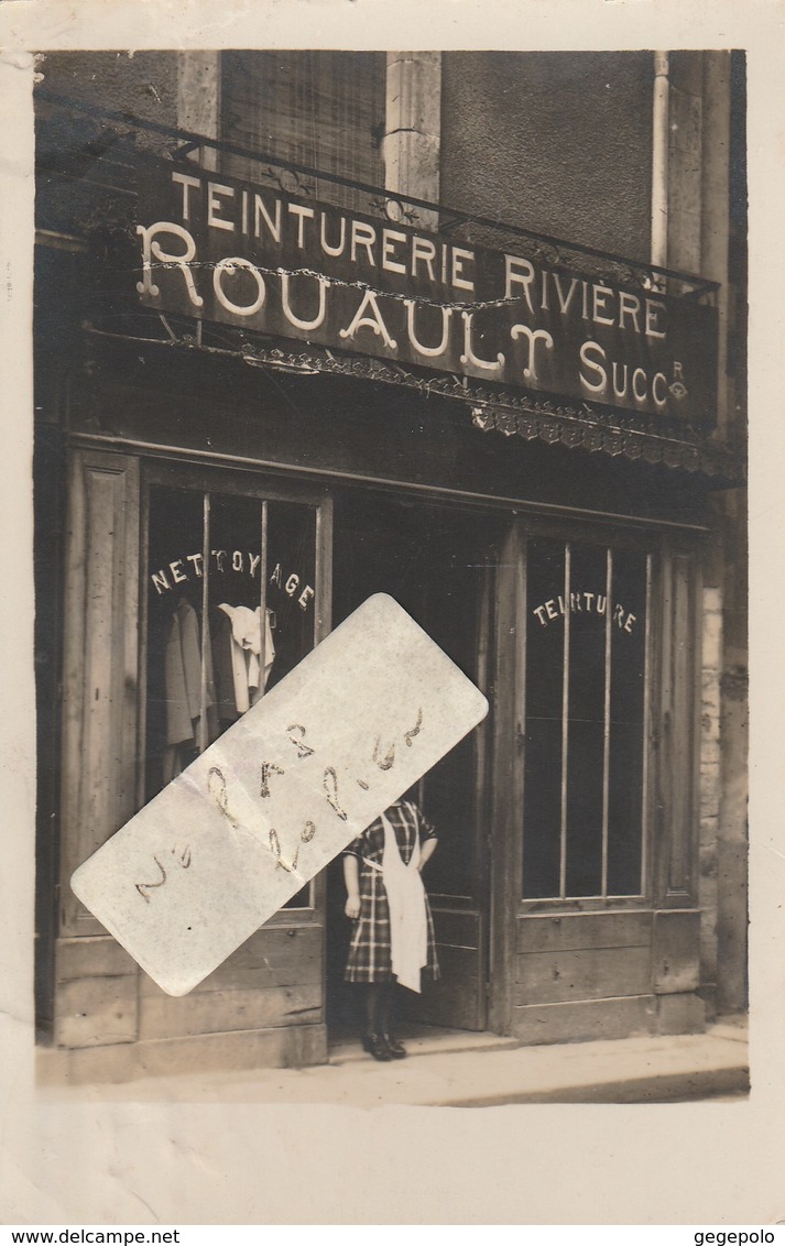 CHATEAUBRIANT -  Teinturerie RIVIERE , ROUAULT Successeur  ( Carte-photo ) - Châteaubriant