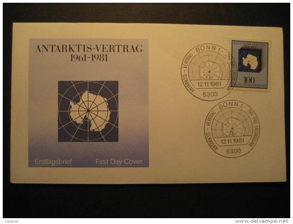 GERMANY Bonn 1981 Antarktis Antarctic Antarctique Antarctica Arctic Polar Polaire Antartida Cover - Other & Unclassified