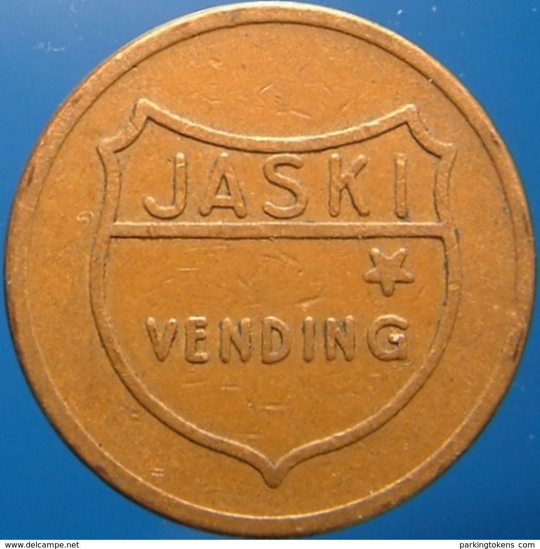 KB224-1 - JASKI VENDING - Hilversum. - Bz 20.0mm - Koffie Machine Penning - Coffee Machine Token - Professionnels/De Société