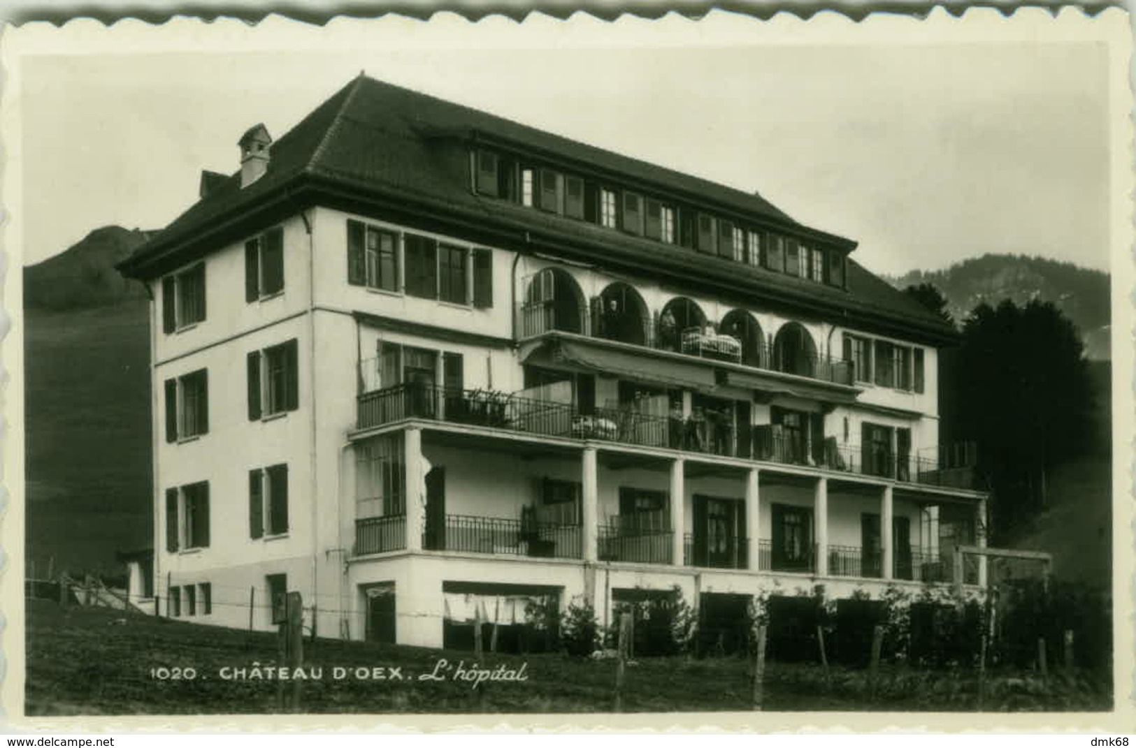 SWITZERLAND -  Château-d'Œx - L'HOPITAL - PHOTO PERROCHET - 1950s ( BG2905) - Château-d'Œx