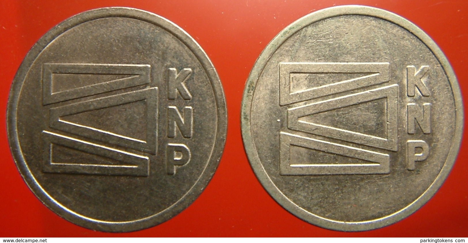 KB245-1 - KNP - Kon Ned Papierfabrieken - Maastricht - WM 22.5mm - Koffie Machine Penning - Coffee Machine Token - Professionals/Firms