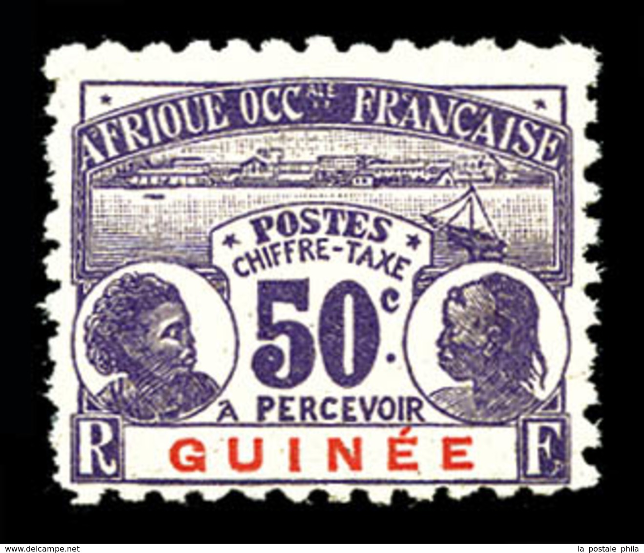 * Taxe, N°13, 50c Violet, Dentelé 11. TB  Qualité: *  Cote: 250 Euros - Unused Stamps