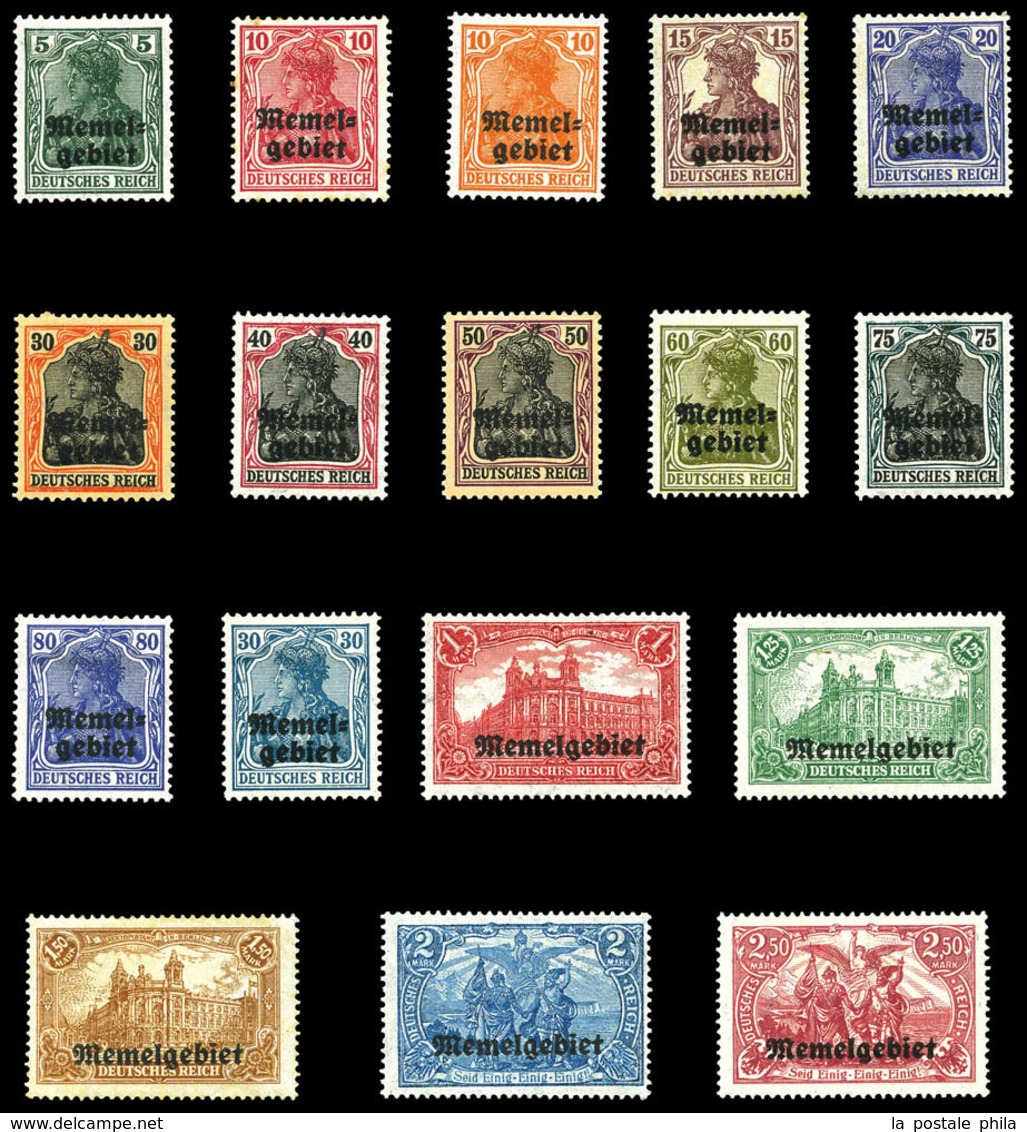 * N°1/17, Série Complète, Les 17 Valeurs TB  Qualité: *  Cote: 160 Euros - Unused Stamps