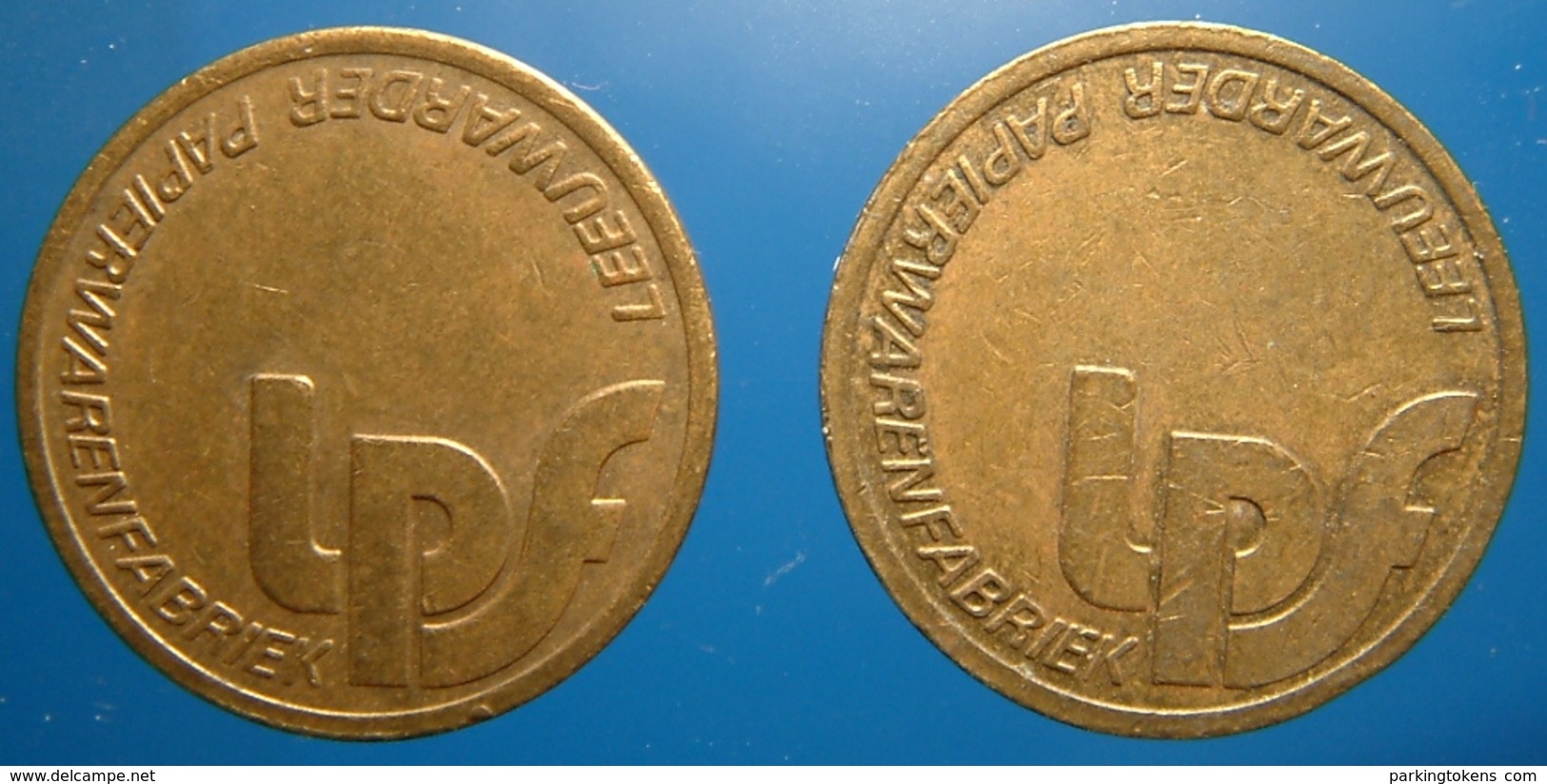 KB256-1 - LPF LEEUWARDER PAPIERWARENFABRIEK - Leeuwarden - B 20.0mm - Koffie Machine Penning - Coffee Machine Token - Professionals/Firms