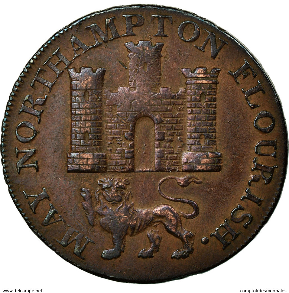 Monnaie, Grande-Bretagne, Northamptonshire, Halfpenny Token, 1794, Northampton - Autres & Non Classés