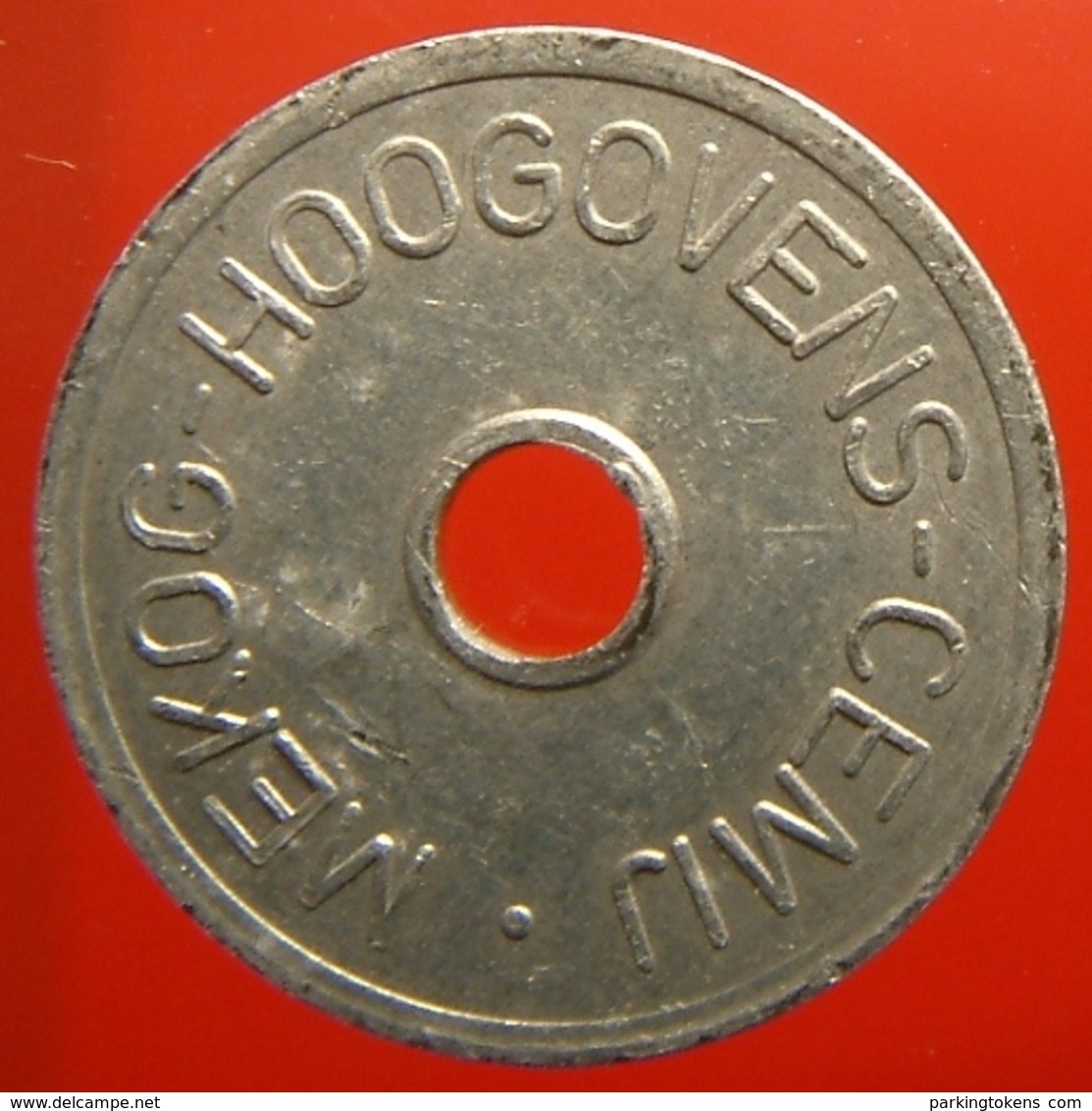 KB285-1 - MEKOG HOOGOVENS CEMIJ - IJmuiden - A 22.0mm - Koffie Machine Penning - Coffee Machine Token - Professionals/Firms