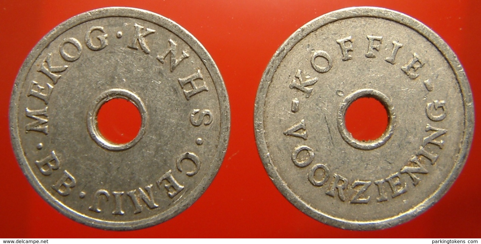 KB285-2 - MEKOG KNHS CEMIJ BB - IJmuiden - A 22.0mm - Koffie Machine Penning - Coffee Machine Token - Firma's