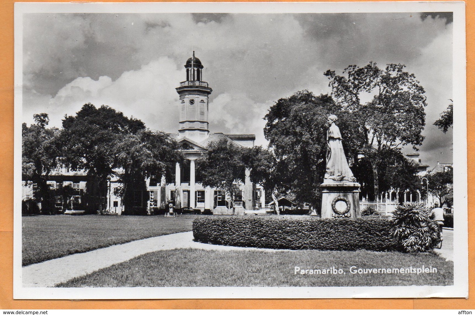 Paramaribo Suriname Old Real Photo Postcard - Surinam