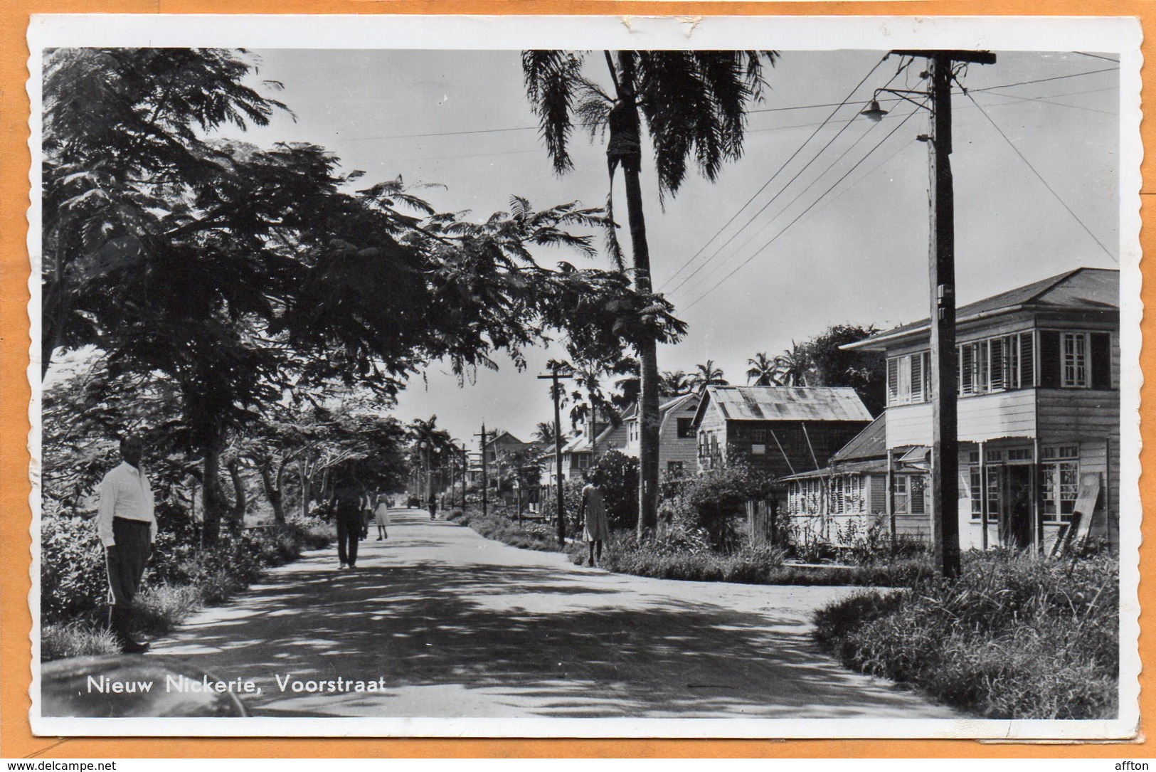 Paramaribo Suriname Old Real Photo Postcard - Suriname