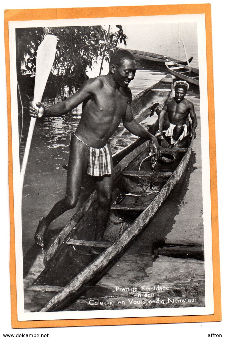 Suriname Types Old Real Photo Postcard - Suriname