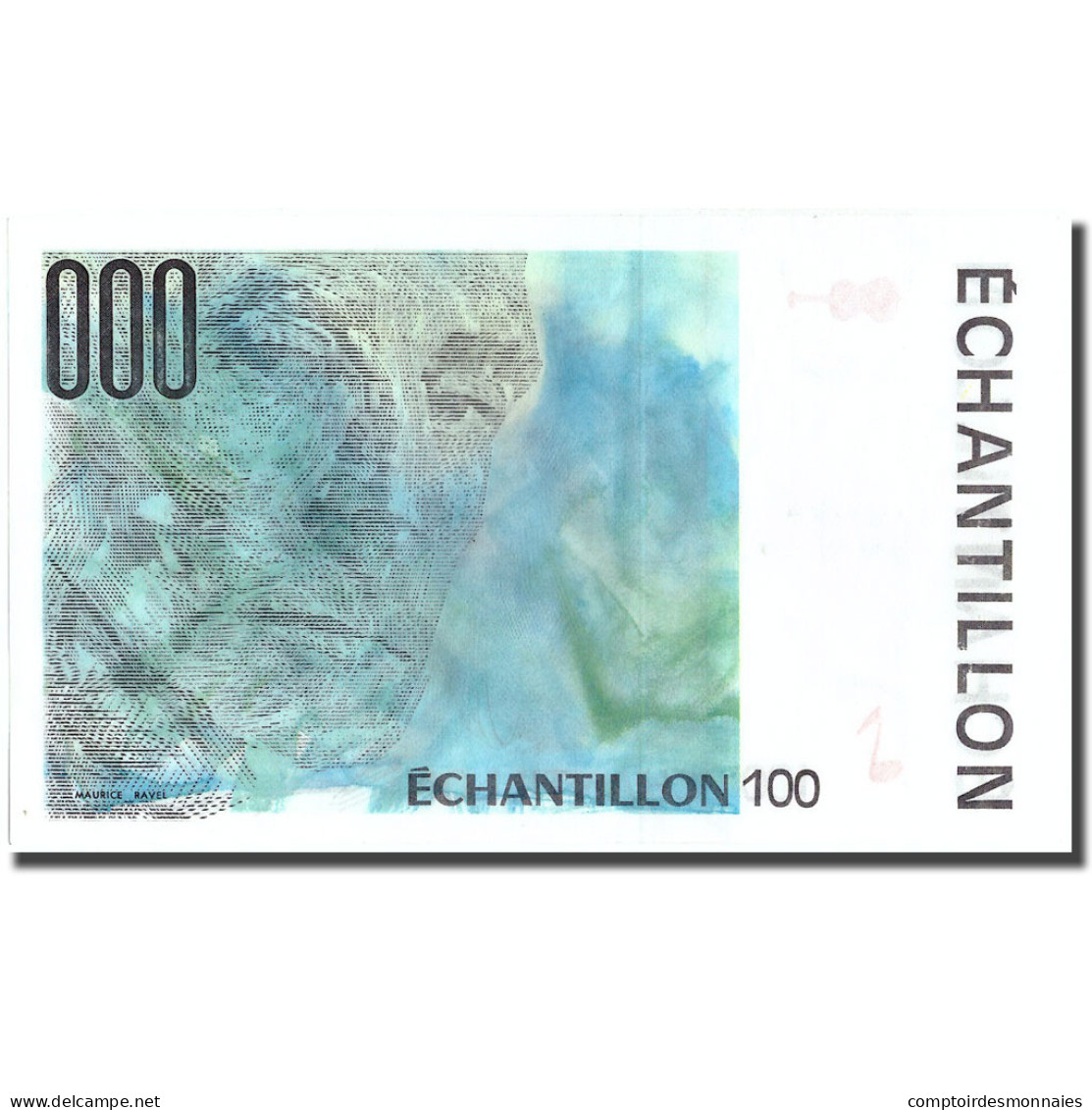 France, 100 Francs, échantillon, SUP+ - Fouten