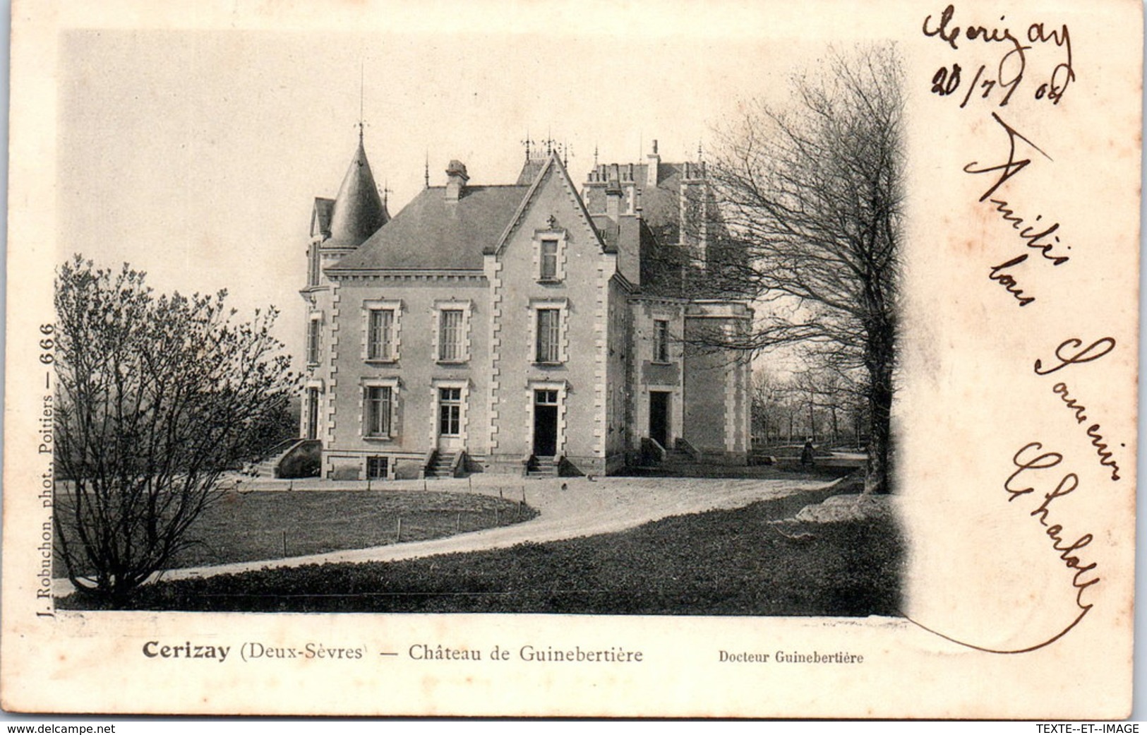 79 CERIZAY - Château De Guinebertière - Cerizay