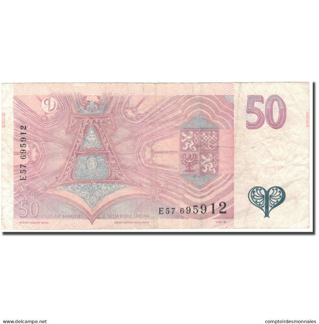 Billet, République Tchèque, 50 Korun, 1997, KM:17, TB+ - Tchéquie