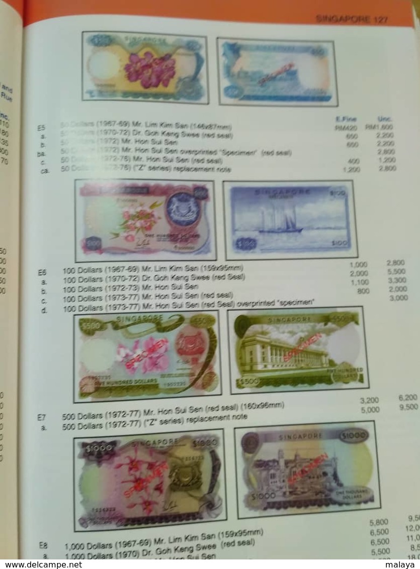 Malaysia Malaya Singapore Sarawak Brunei Straits Borneo Japanese Occ Coin Paper Money Bank Notes Catalogue Book Photo - Singapour