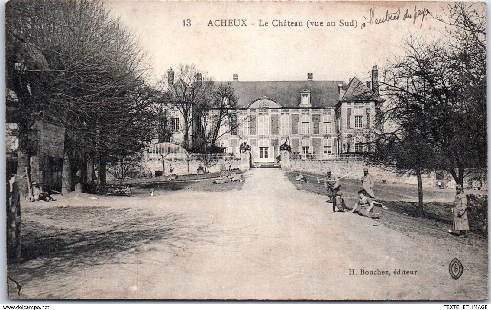 80 ACHEUX - Le Château, Vue Au Sud - Chambourcy