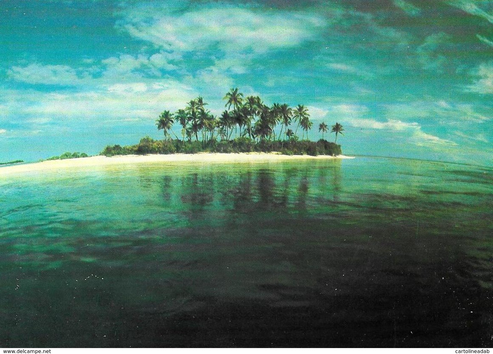 [MD3002] CPM - MALDIVE - UNINHABITED ISLAND - ART EDITION - BY ERIC KLEMM - Non Viaggiata - Maldives