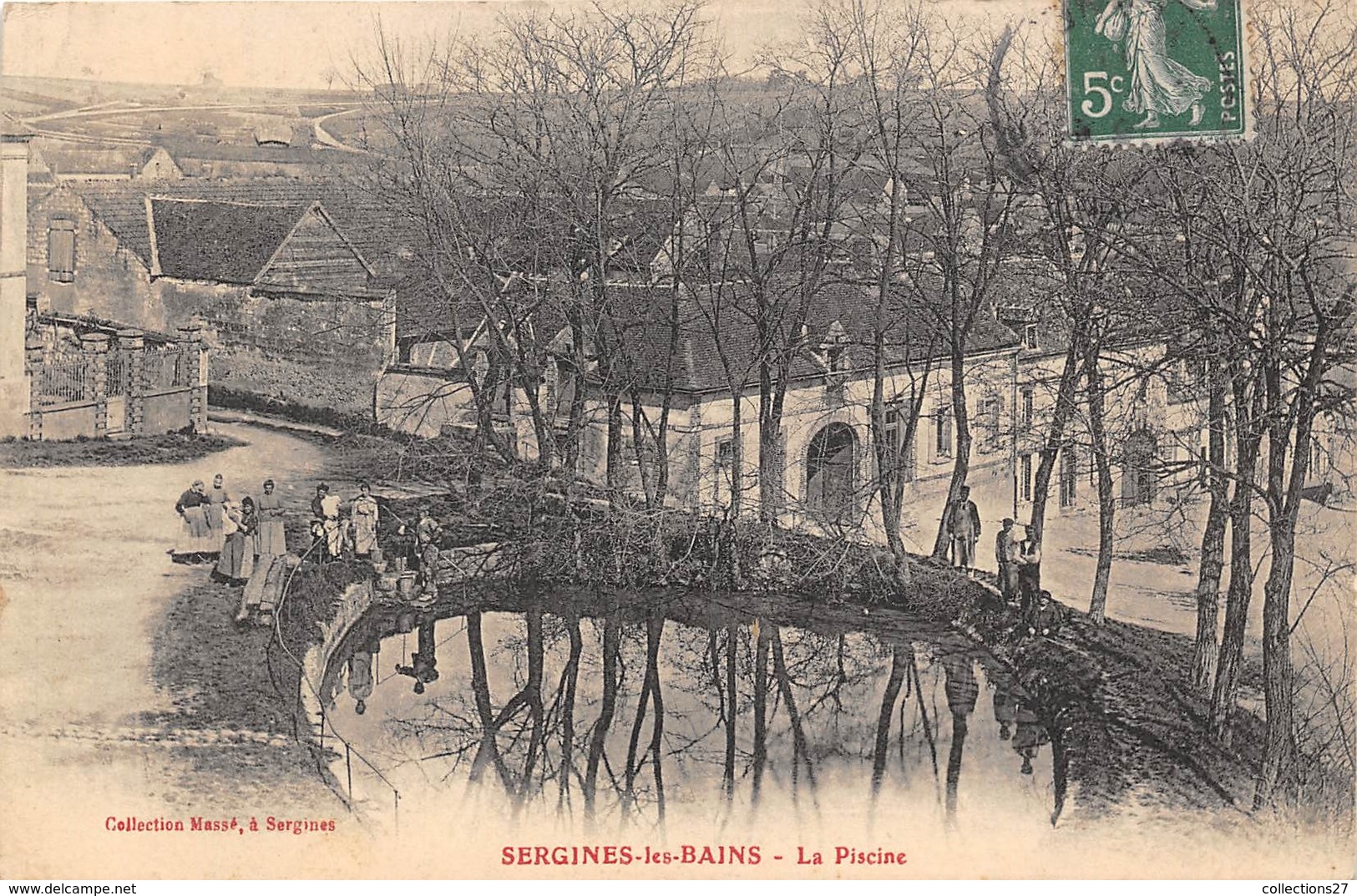 89-SERGINES-LES-BAINS- LA PISCINE - Sergines