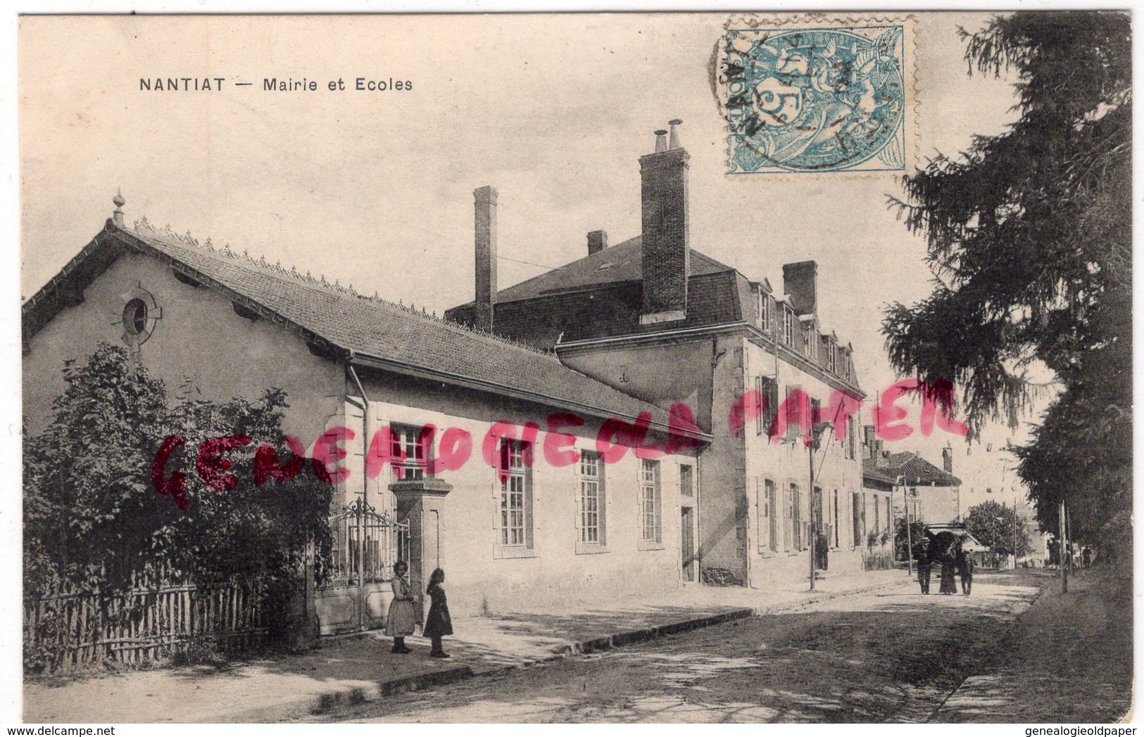 87 - NANTIAT - MAIRIE ET ECOLES - ECOLE - Nantiat