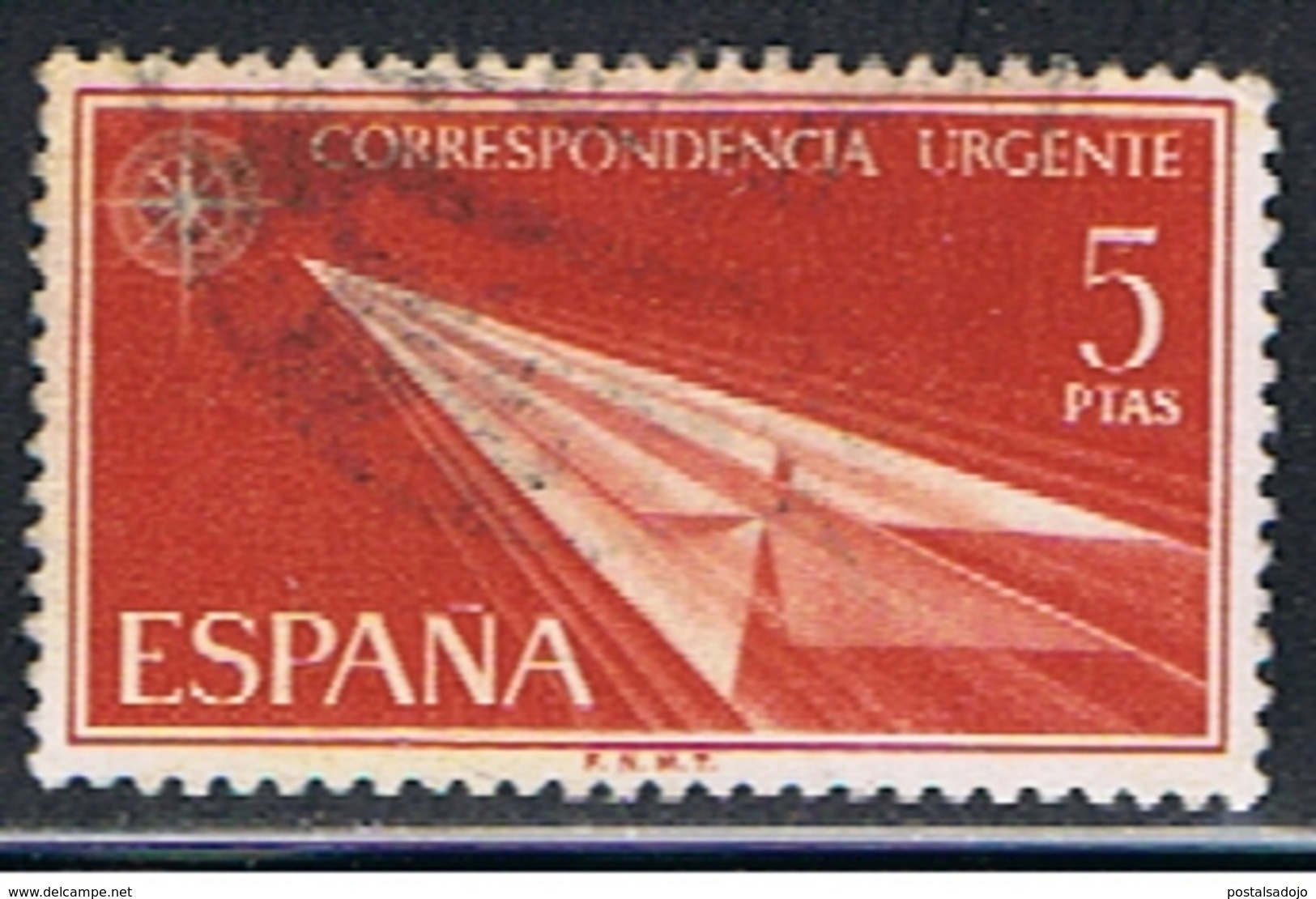 (3E 089) ESPAÑA // EDIFIL 1765 // Y&T 34 // 1956-66 - Eilbriefmarken