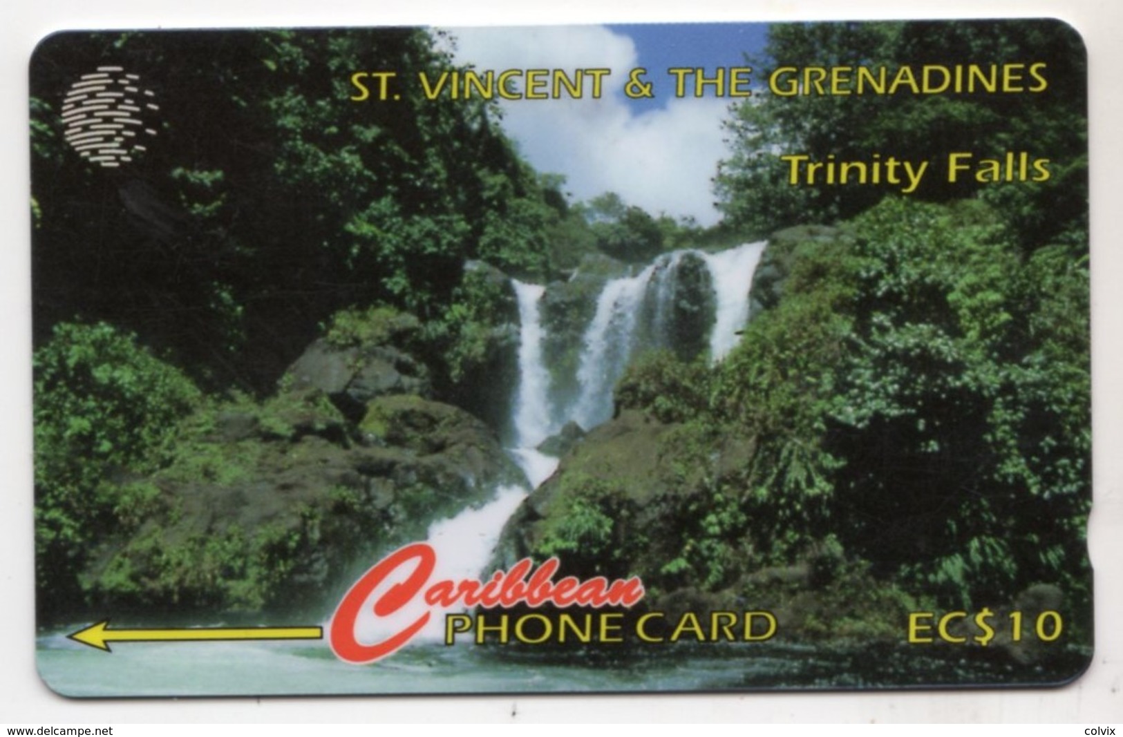 SAINT VINCENT Et GRENADINES REF MVCARDS STV-52A CABLE & WIRELESS 1996 10$ 52CSVA TRINITY FALLS - Saint-Vincent-et-les-Grenadines