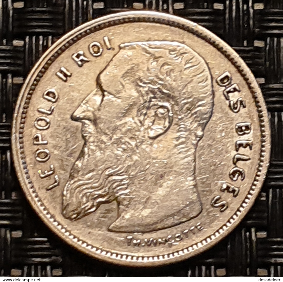 Belgium 2 Francs 1909 (FR) - 2 Francs