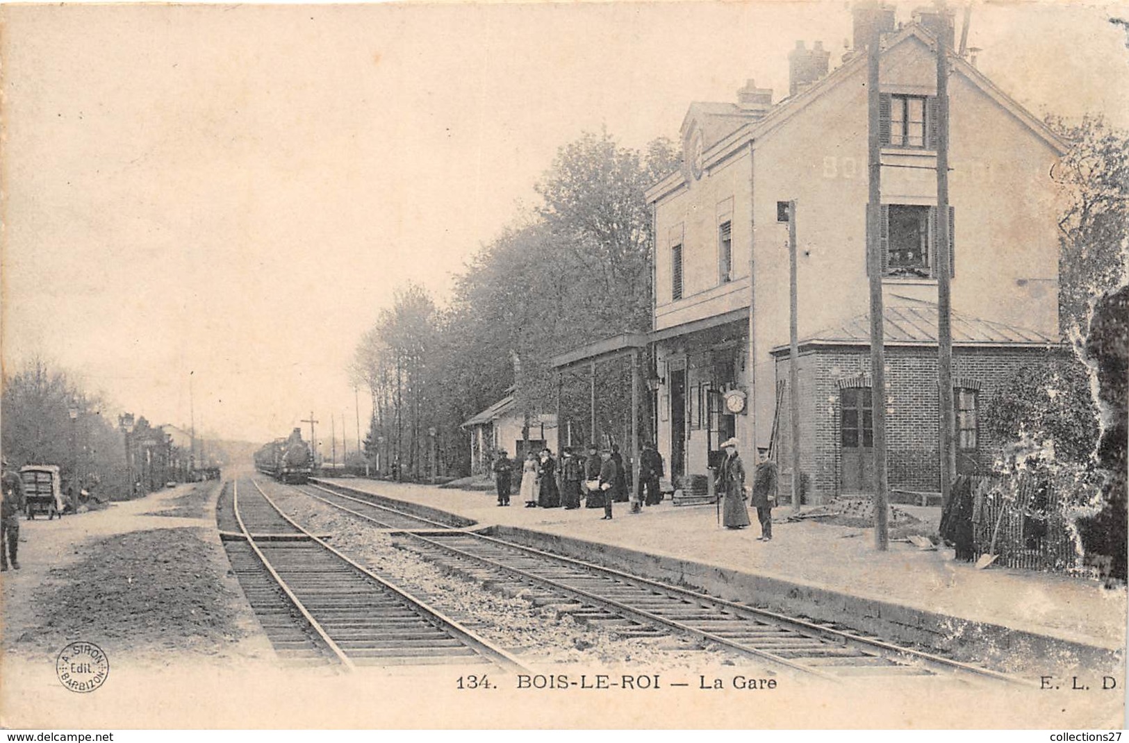 77-BOIS-LE-ROI- LA GARE - Bois Le Roi