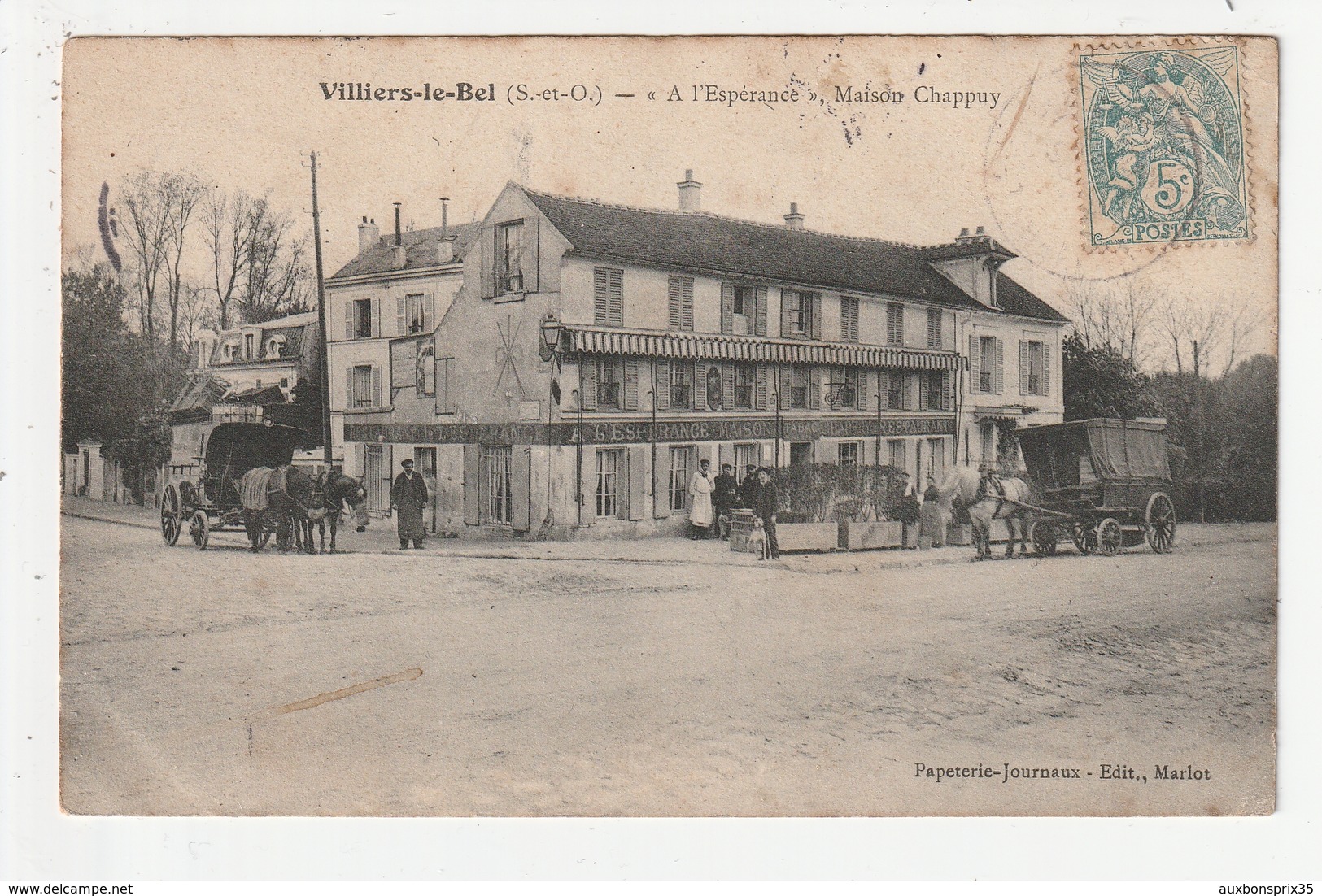 VILLIERS LE BEL - "A L'ESPERANCE" , MAISON CHAPPUY - 95 - Villiers Le Bel