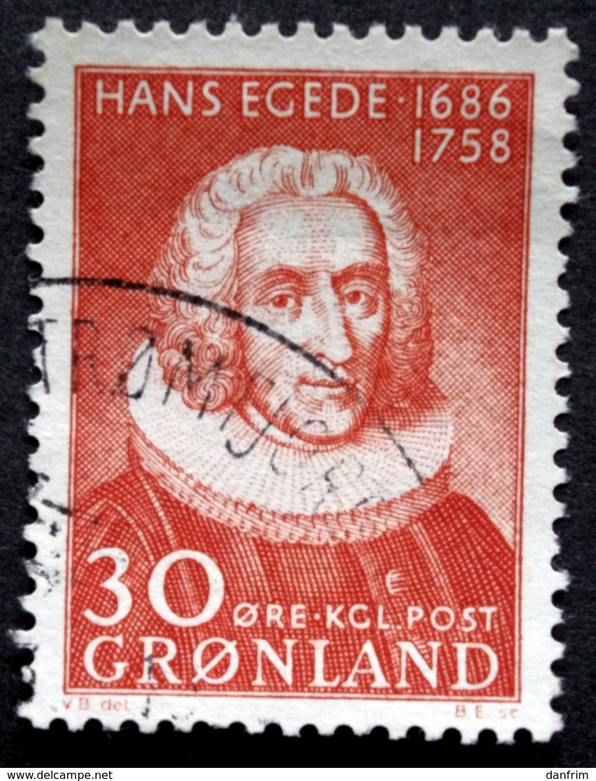 Greenland   1958 HANS EGEDE   MiNr.42  ( Lot B 1486 ) - Used Stamps