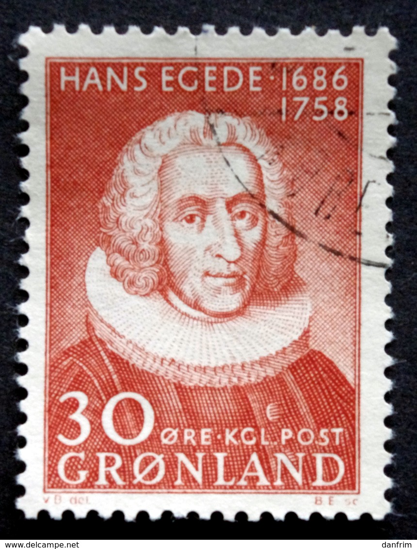 Greenland   1958 HANS EGEDE   MiNr.42  ( Lot B 1493 ) - Used Stamps