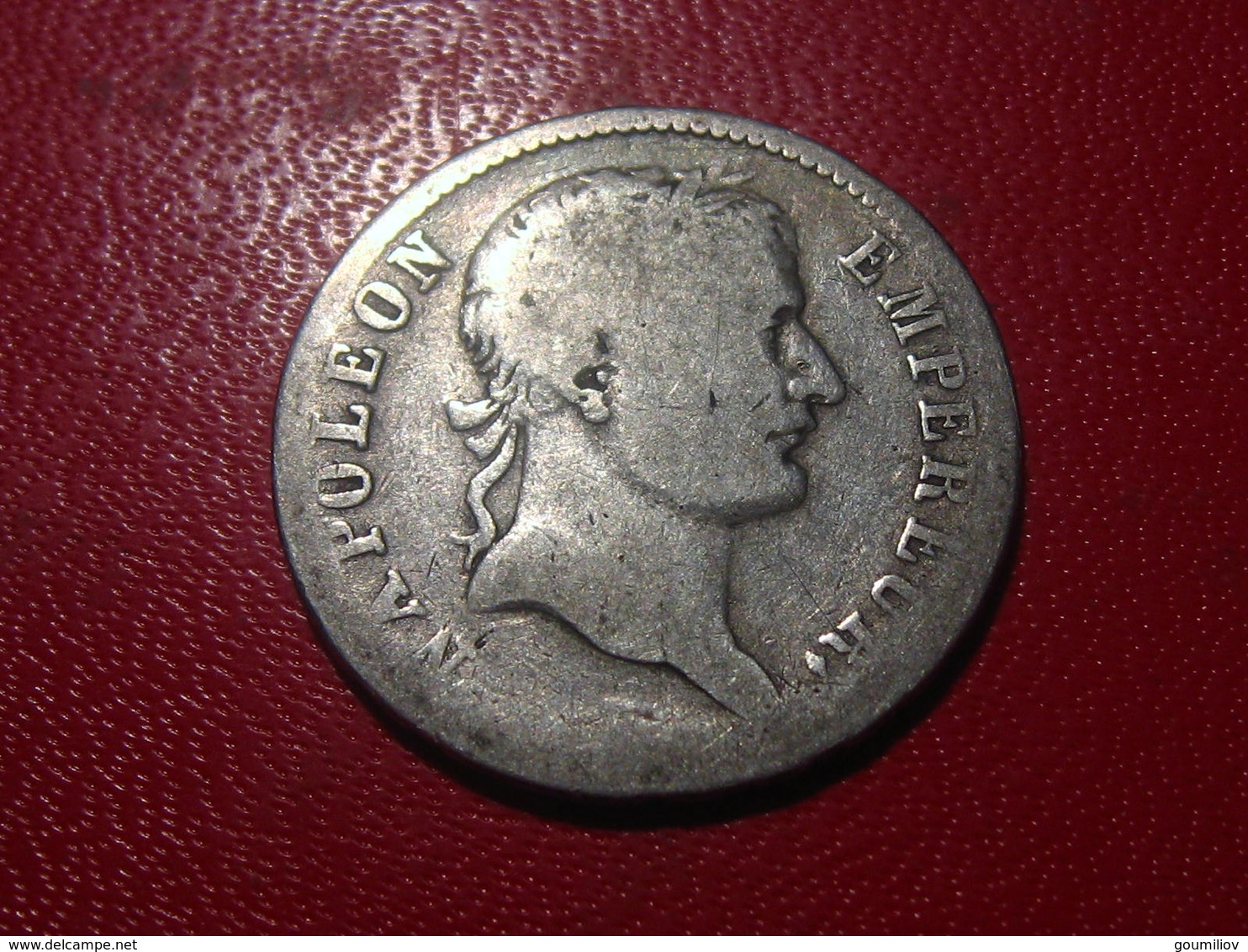 France - 1 Franc 1810 MA Marseille Napoléon Ier - Rare Et Tranche Fautée DIEU PROTEGE Dans Un Sens Et LA FRANCE Autre - 1 Franc