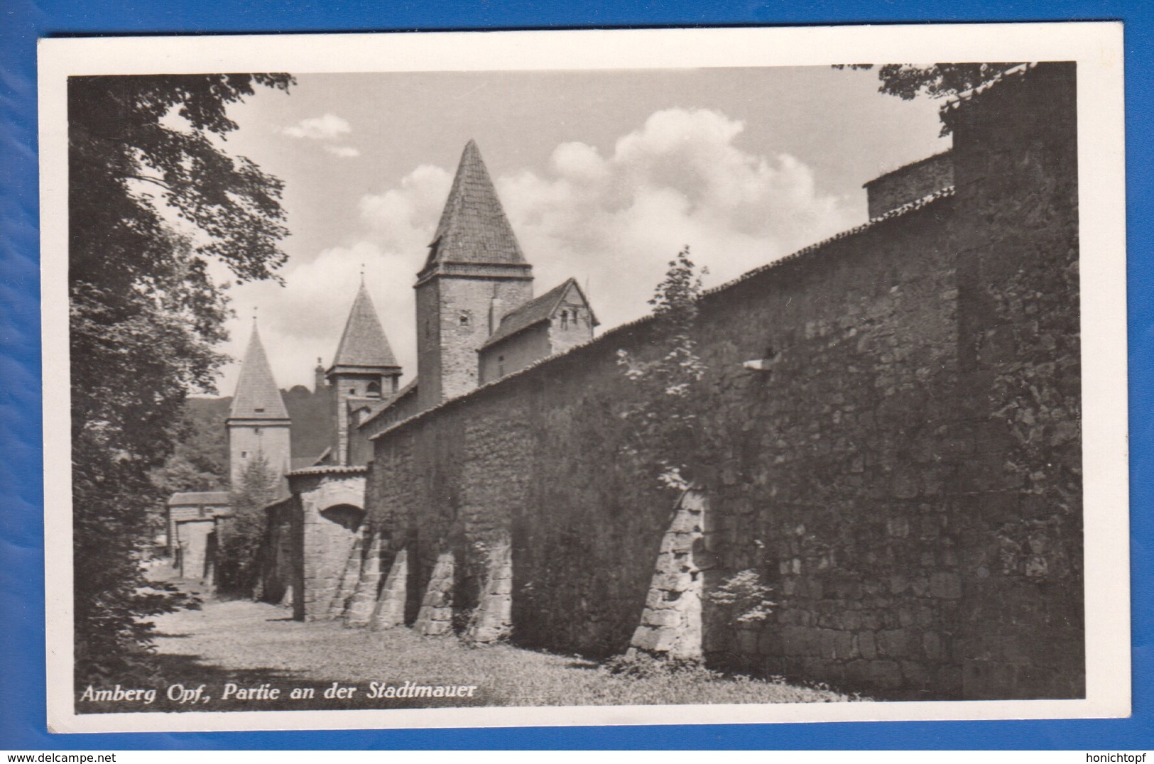 Deutschland; Amberg OPF; Stadtmauer - Amberg