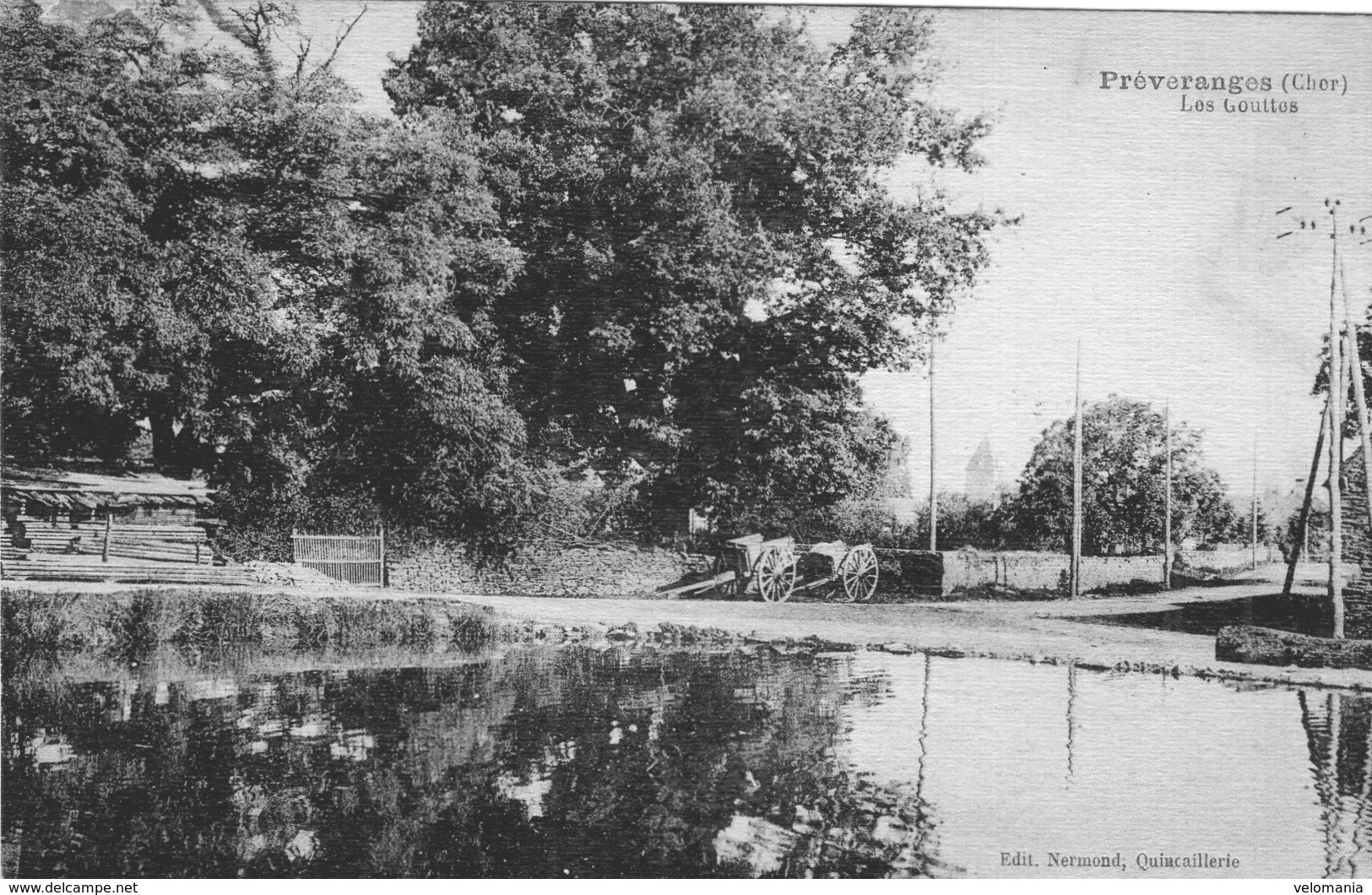 S1634 Cpa 18 Préveranges - Les Gouttes - Préveranges