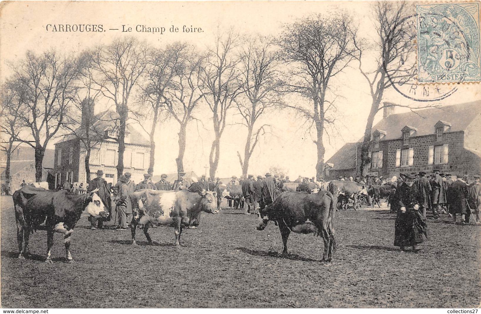 61-CARROUGES- LE CHAMP DE FOIRE - Carrouges