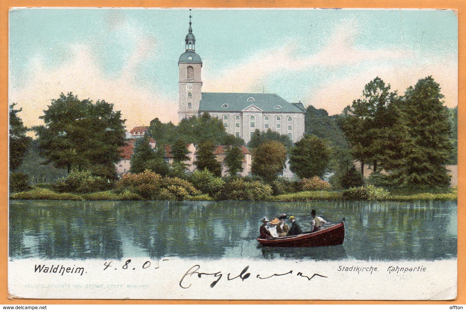 Waldheim Germany 1905 Postcard - Waldheim