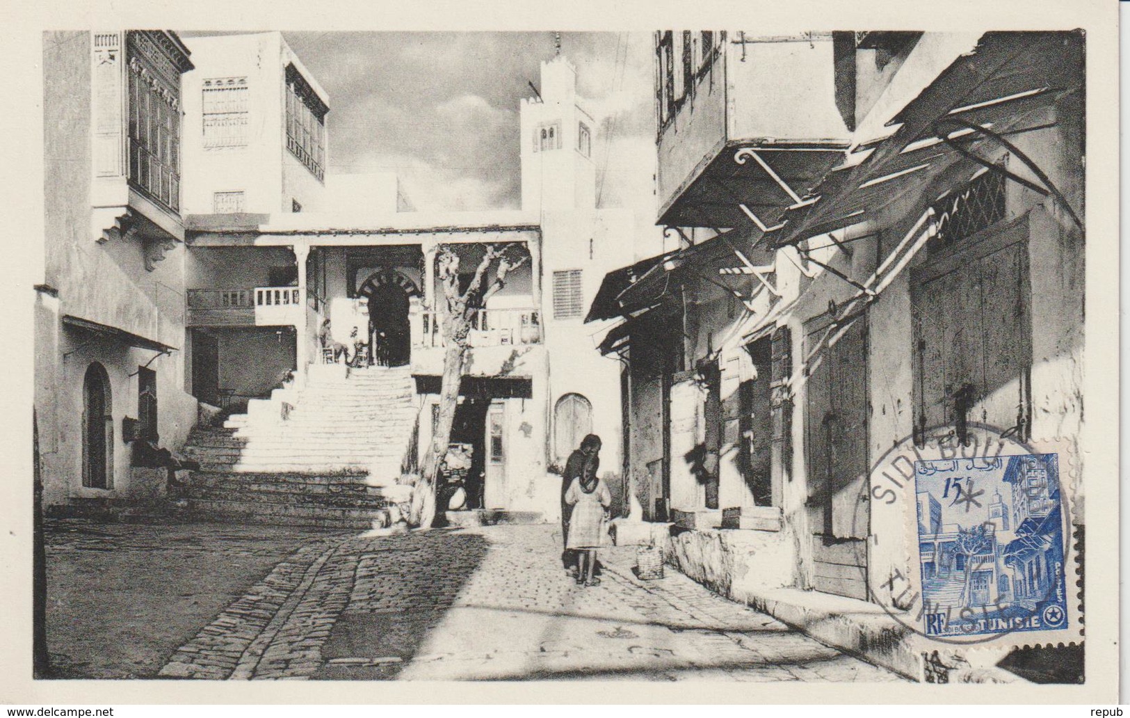 Tunisie Carte Maximum 1954 Sidi Bou Said 374 - Sonstige & Ohne Zuordnung