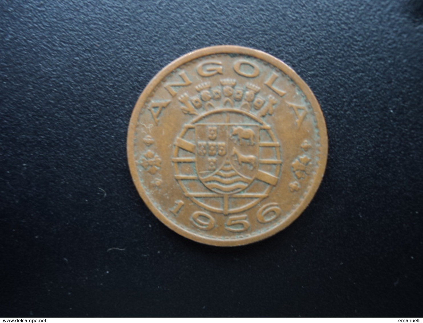 ANGOLA : 1 ESCUDO  1956    KM 76     TTB - Angola