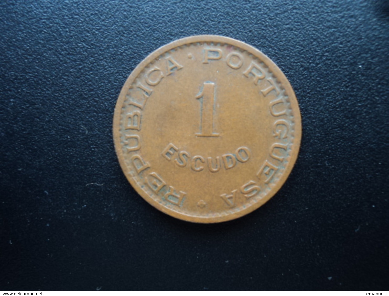 ANGOLA : 1 ESCUDO  1956    KM 76     TTB - Angola