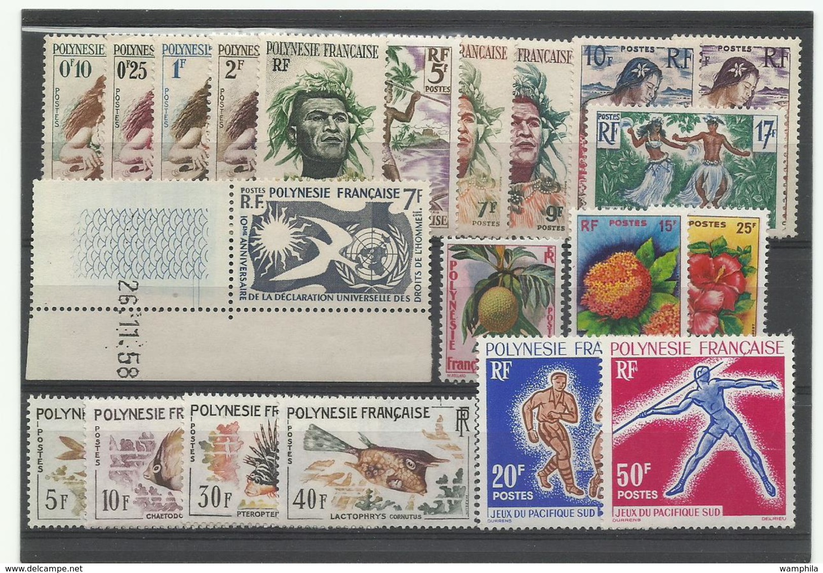 Polynésie, Lot De Timbres Poste Neufs ** Cote YT 386€50 - Colecciones & Series