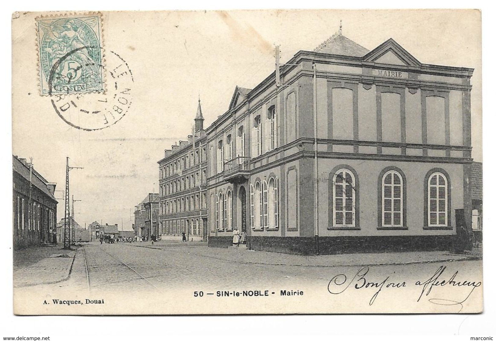 59 - SIN Le NOBLE - La Mairie - Sin Le Noble