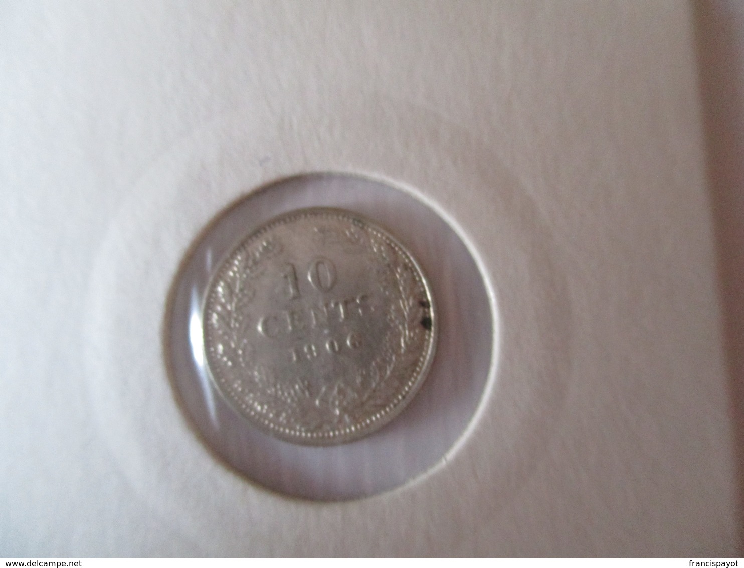 Netherlands: 10 Cents 1906 - 10 Cent