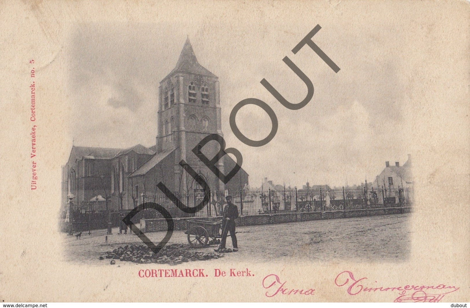 Postkaart-Carte Postale KORTEMARK Kerk (o459) - Kortemark