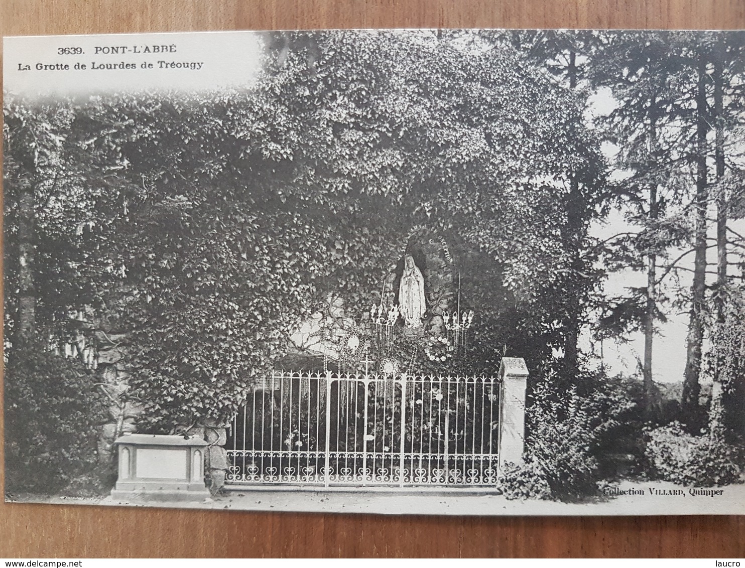 Pont-l'Abbé.la Grotte De Lourdes De Treougy.édition Villard 3639 - Pont L'Abbe