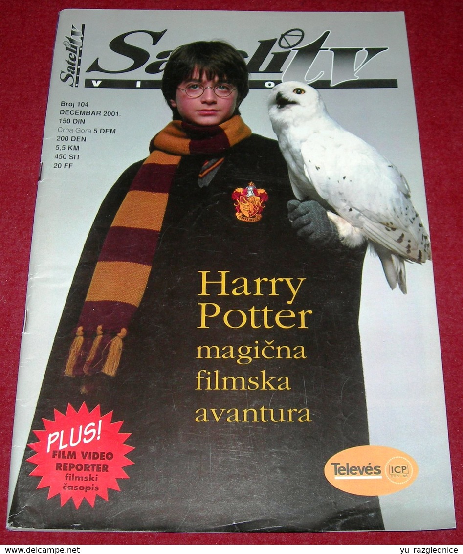 Daniel Radcliffe Harry Potter SATELIT TV Serbian December 2001 - Magazines